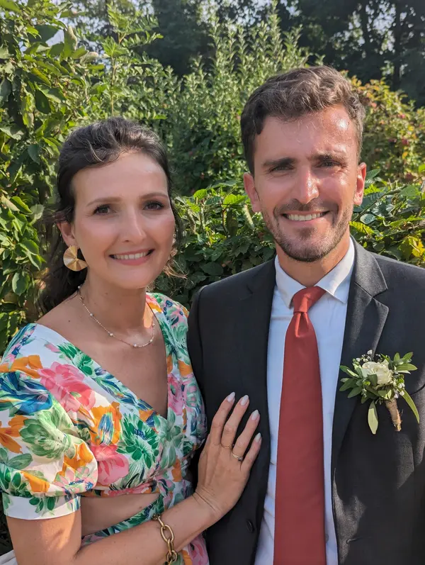Lisa et Alex lors d’une célébration